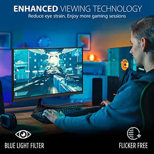 ViewSonic VX2418C 24" 1080p 165Hz VA Curved Monitor image