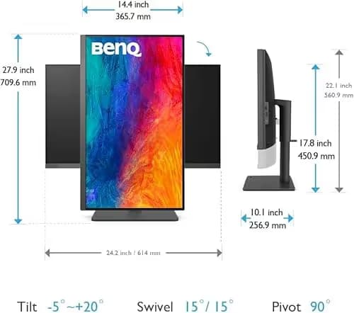 BenQ PD2700U 27" 4K 60Hz IPS Monitor image