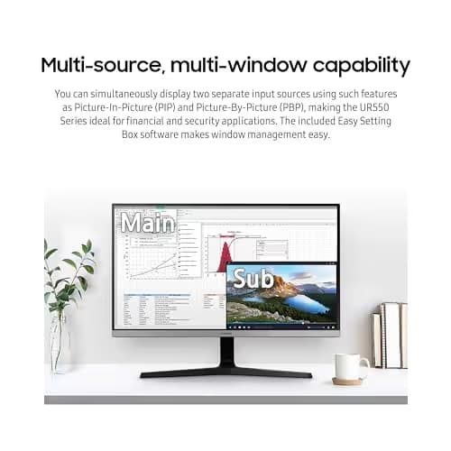 Samsung U28R550 28" 4K 60Hz IPS Monitor image