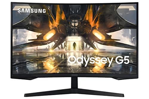 Samsung Odyssey G55A 27" 1440p 165Hz VA Curved Monitor image
