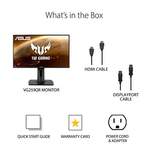 Asus VG259QR 24.5" 1080p 165Hz IPS Monitor image