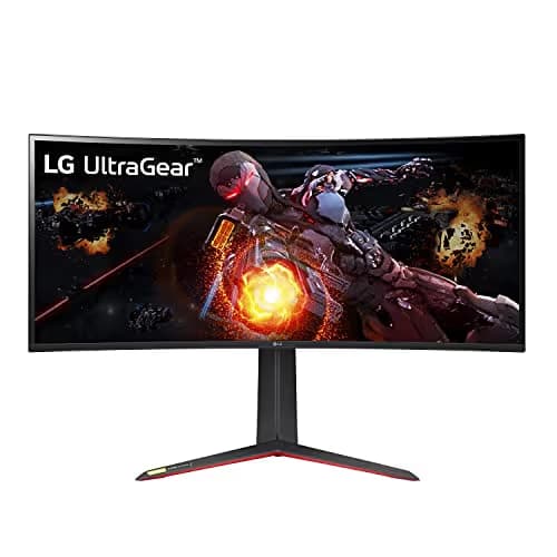 LG UltraGear 34GP950G-B 34" 3440x1440 180Hz IPS Curved Monitor image