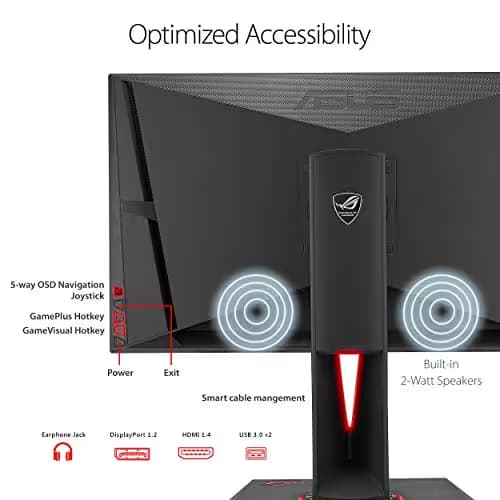 Asus PG279Q ROG Swift 27" 1440p 165Hz IPS Monitor image