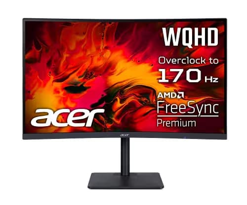 Acer XZ273U Xbmiiphx 27" 1440p 240Hz VA Curved Monitor main image