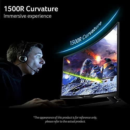 Acer AOPEN 34HC5CUR Pbmiiphx 34" 3440x1440 144Hz VA Curved Monitor image