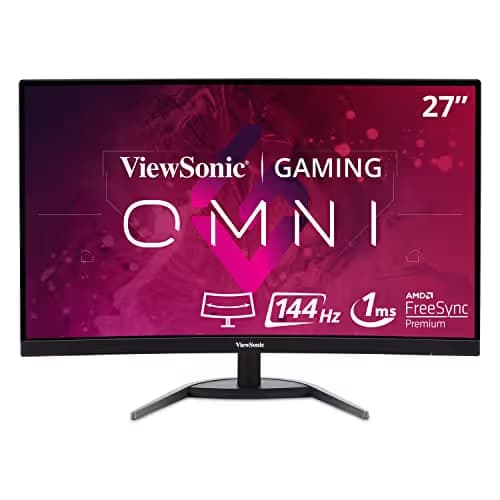 ViewSonic VX2768-2KPC-MHD OMNI 27" 1440p 144Hz VA Curved Monitor image