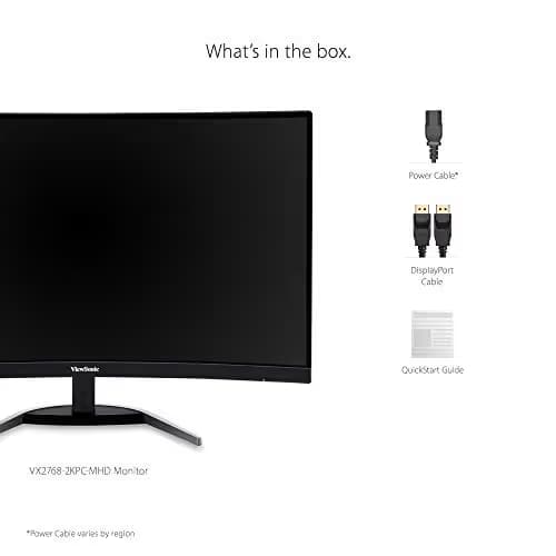 ViewSonic VX2768-2KPC-MHD OMNI 27" 1440p 144Hz VA Curved Monitor image