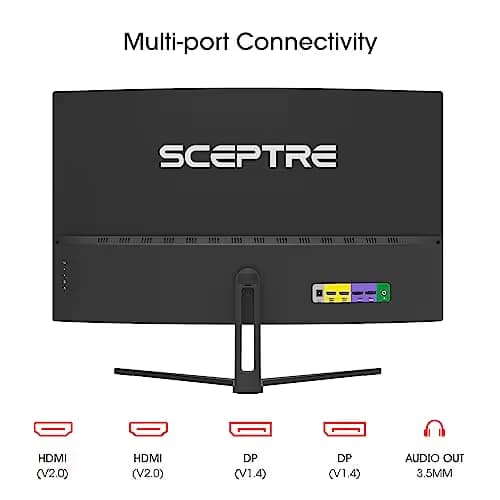 Sceptre C325B-185RD 31.5" 1080p 185Hz VA Curved Monitor image