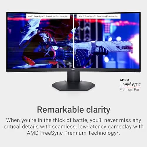 Dell S3422DWG 34" 1440p 144Hz VA Curved Monitor image