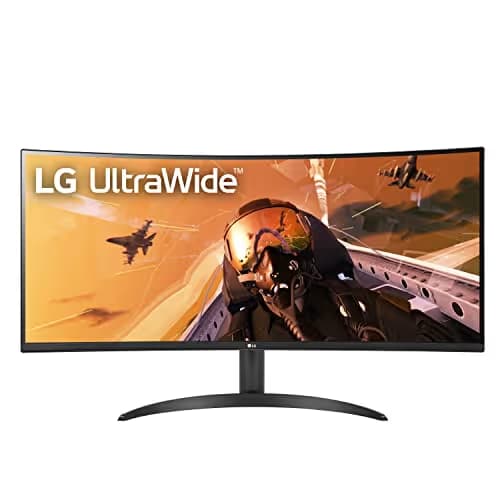 LG 34WP60C-B 34" 3440x1440 160Hz VA Curved Monitor image