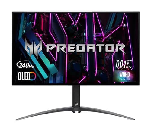 Acer Predator X27U bmiipruzx 27" 1440p 240Hz OLED Monitor main image