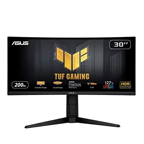 Asus TUF Gaming VG30VQL1A 29.5" 2560x1080 200Hz VA Curved Monitor image