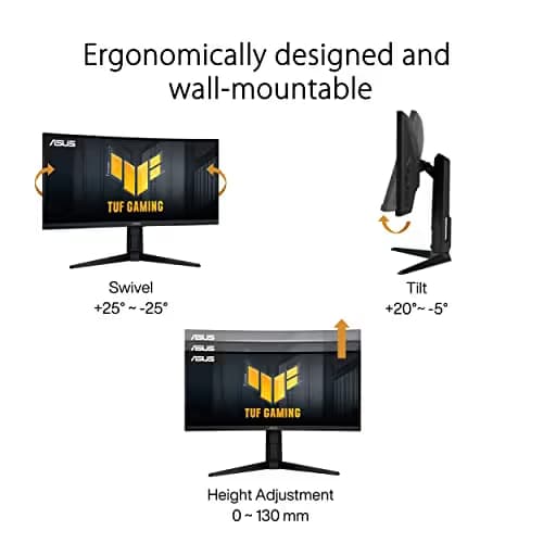 Asus TUF Gaming VG30VQL1A 29.5" 2560x1080 200Hz VA Curved Monitor image