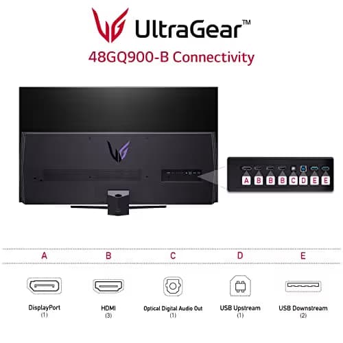 LG 48GQ900-B 47.5" 4K 120Hz OLED Monitor image