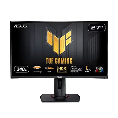 Asus TUF Gaming VG27VQM 27 1080p 240Hz VA Curved Monitor image