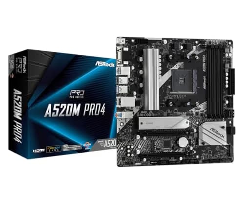 ASRock A520M Pro4 AM4 DDR4 Micro ATX main image