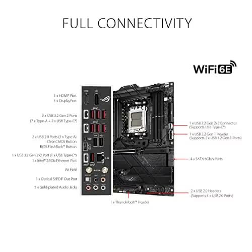 Asus X670E ROG STRIX X670E-F GAMING WIFI DDR5 ATX image