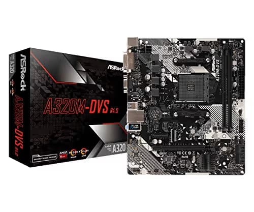 ASRock A320 A320M-DVS R4.0 AM4 DDR4 Micro ATX main image