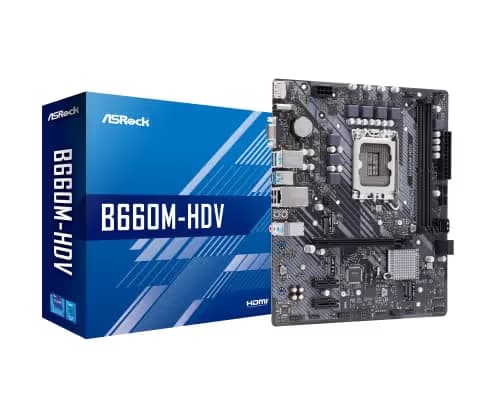ASRock B660 M-HDV DDR4 Micro ATX image