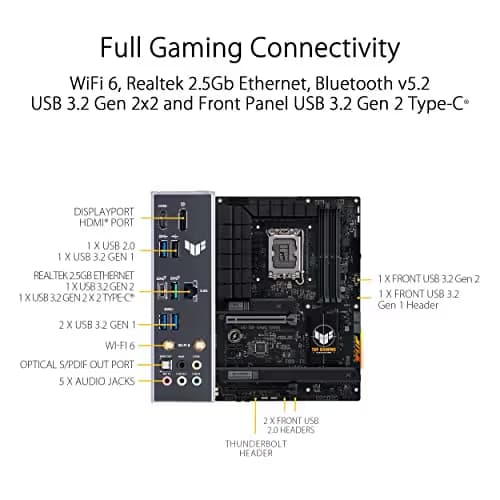 ASUS TUF GAMING B760-PLUS WIFI D4 image