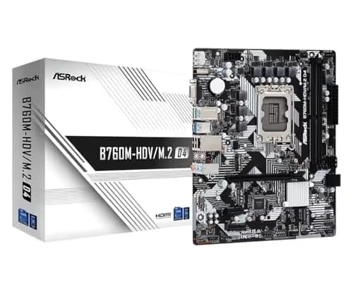 ASRock B760M HDV/M.2 D4 LGA1700 DDR4 Micro ATX image