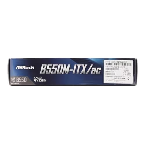ASRock B550 B550M-ITX/ac AM4 DDR4 Mini ITX image