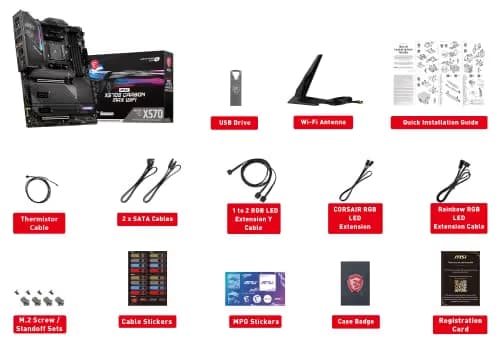 MSI X570S MPG CARBON MAX WIFI AM4 DDR4 ATX image