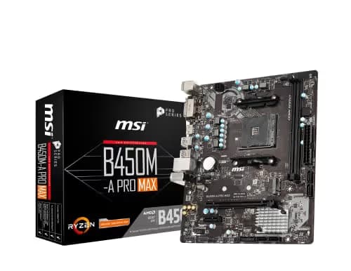 MSI B450 M-A PRO MAX AM4 DDR4 Micro ATX main image