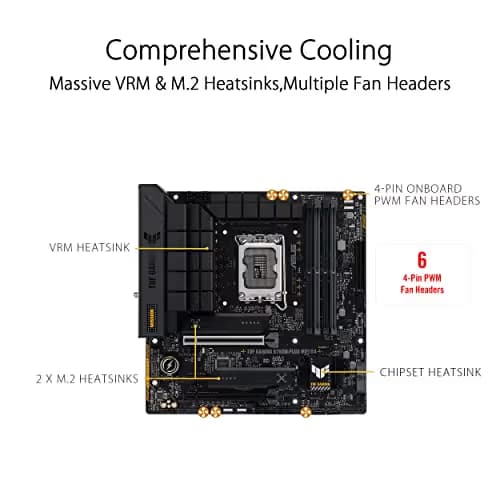 Asus TUF GAMING B760M-PLUS WIFI D4 image
