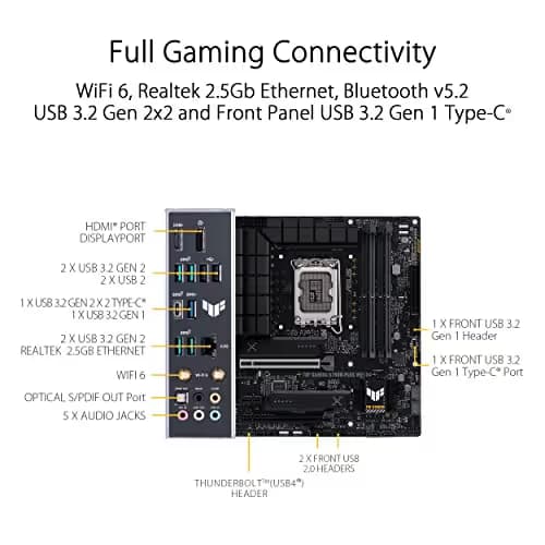Asus TUF GAMING B760M-PLUS WIFI D4 image