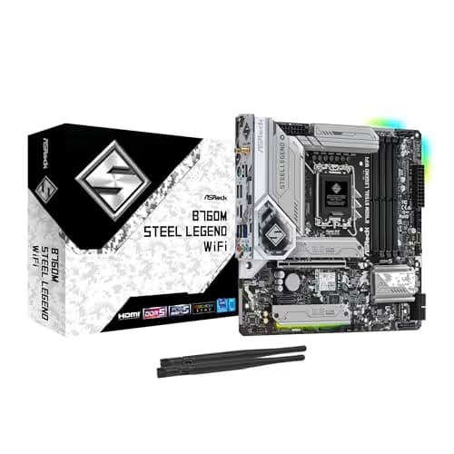 ASRock B760M Steel Legend WiFi LGA1700 DDR5 Micro ATX main image