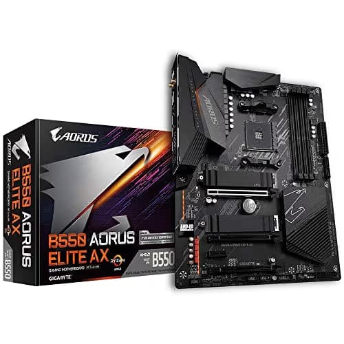 Gigabyte B550 AORUS ELITE AX AM4 DDR4 ATX main image