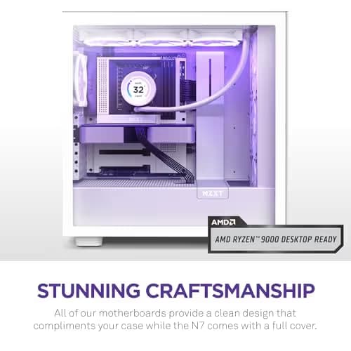 NZXT B650E N7 WIFI AM5 DDR5 ATX WHITE image