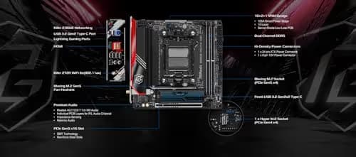 ASRock B650E PG-ITX WIFI AM5 DDR5 Mini ITX image