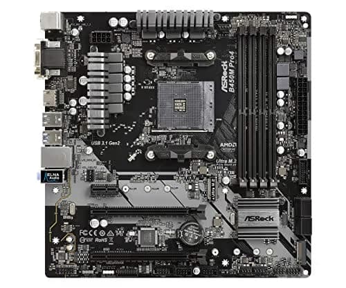 ASRock B450M Pro4 AM4 DDR4 Micro ATX image