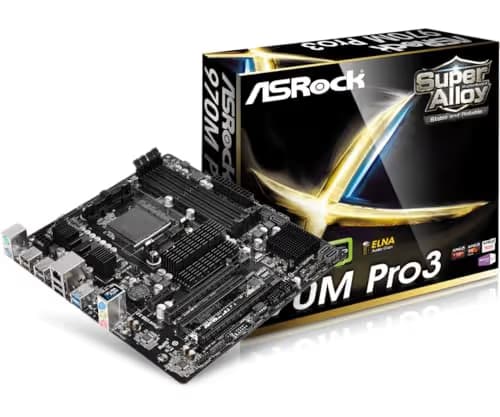 ASRock AMD 970 970M PRO3 DDR3 Micro ATX AM3+/AM3 main image