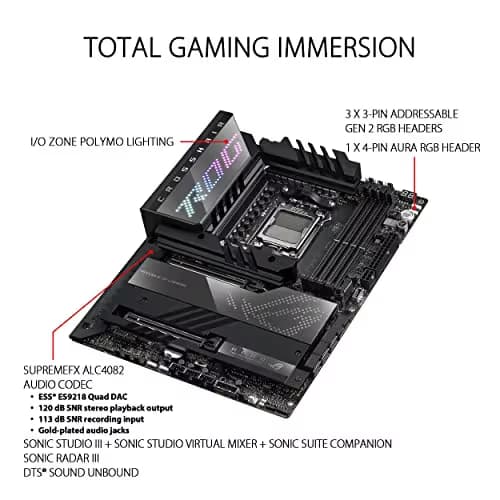 ASUS X670E ROG CROSSHAIR HERO WIFI DDR5 ATX image