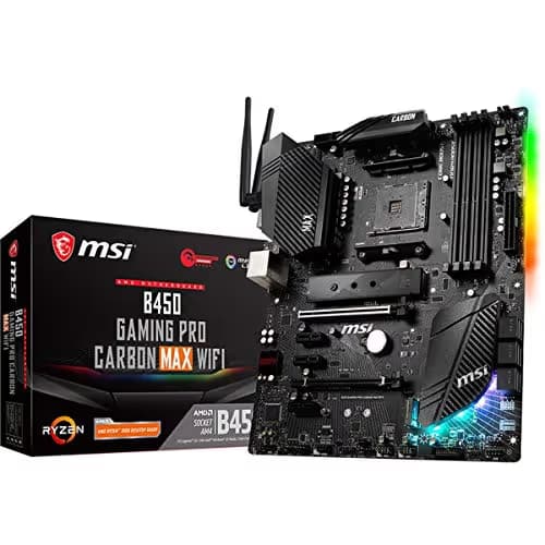 MSI B450 GAMING PRO CARBON MAX WIFI DDR4 ATX main image