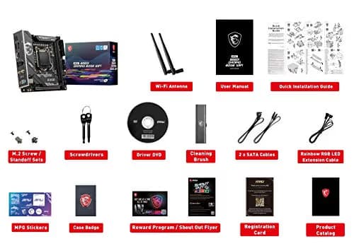 MSI B560I MPG GAMING EDGE WIFI LGA1200 DDR4 Mini ITX image