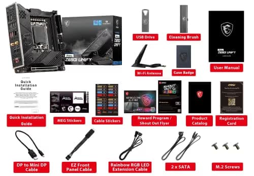 MSI Z690 MEG Z690I UNIFY LGA1700 DDR5 Mini ITX image