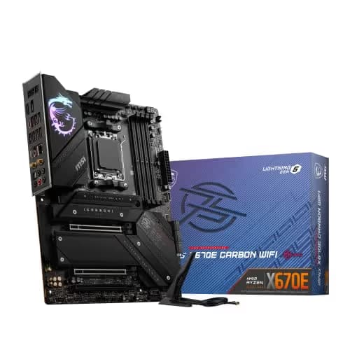 MSI X670E MPG CARBON WIFI AM5 DDR5 ATX image
