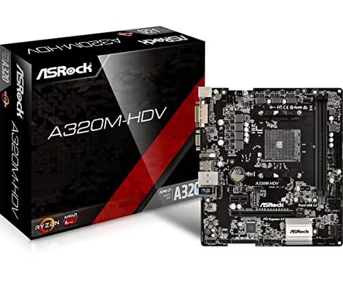 ASRock A320 M-HDV AM4 DDR4 Micro ATX main image