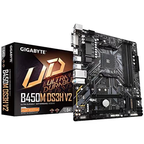 Gigabyte B450M DS3H V2 AM4 DDR4 Micro ATX image