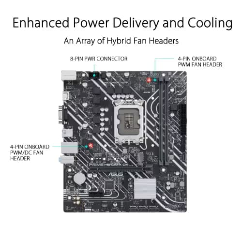 Asus H610 PRIME M-A WIFI D4 DDR4 Micro ATX image