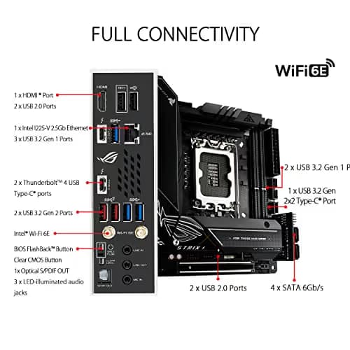 Asus Z690 ROG STRIX Z690-I GAMING WIFI DDR5 Mini ITX image