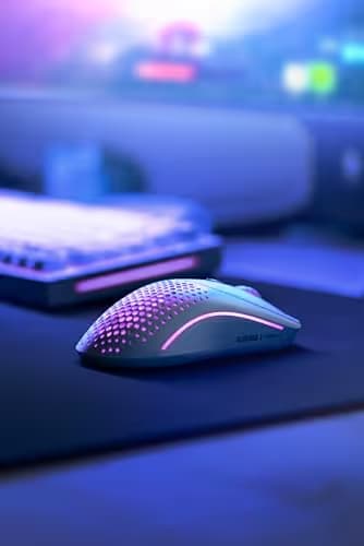 Glorious Model O 2 Wired/Wireless/Bluetooth Gaming Mouse- White image