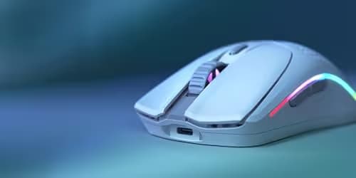 Glorious Model O 2 Wired/Wireless/Bluetooth Gaming Mouse- White image