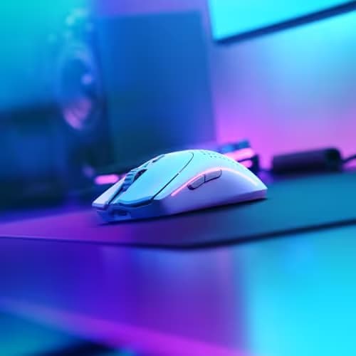 Glorious Model O 2 Wired/Wireless/Bluetooth Gaming Mouse- White image