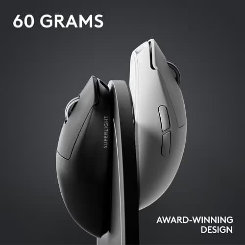 Logitech PRO X Superlight 2 Wireless/Wired Optical White Gaming Mouse image