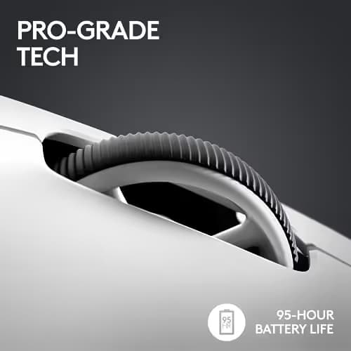 Logitech PRO X Superlight 2 Wireless/Wired Optical White Gaming Mouse image